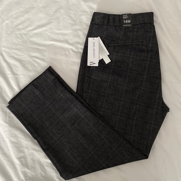 AMANDA AND CHELSEA Alex Plaid Ankle Pants - Picture 2 of 10